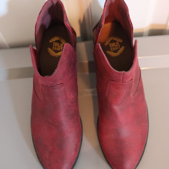 True Craft Tessa Re /Snake Skin Print Booties Split Side Sz 8.5 Colorful CowGirl - Picture 2 of 10